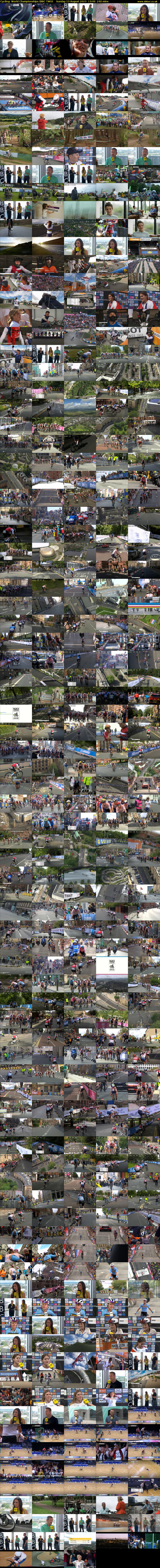 Cycling: World Championships (BBC TWO) Sunday 13 August 2023 13:00 - 17:00