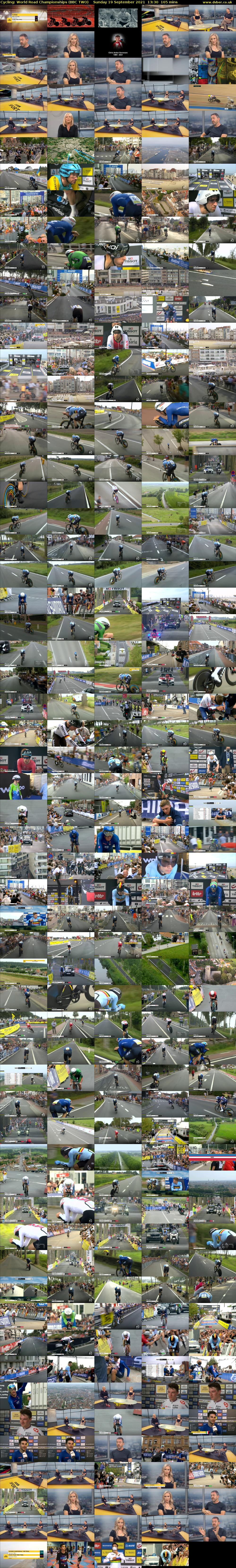 Cycling: World Road Championships (BBC TWO) Sunday 19 September 2021 13:30 - 16:15