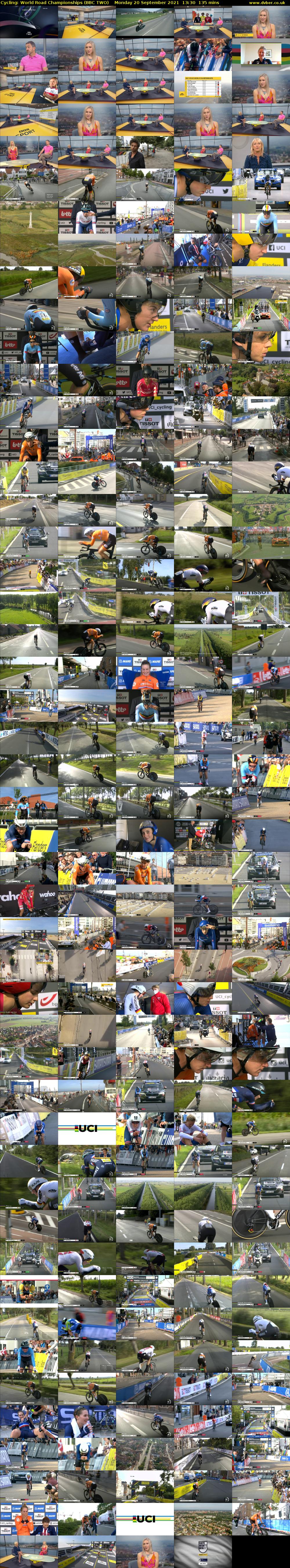 Cycling: World Road Championships (BBC TWO) Monday 20 September 2021 13:30 - 15:45