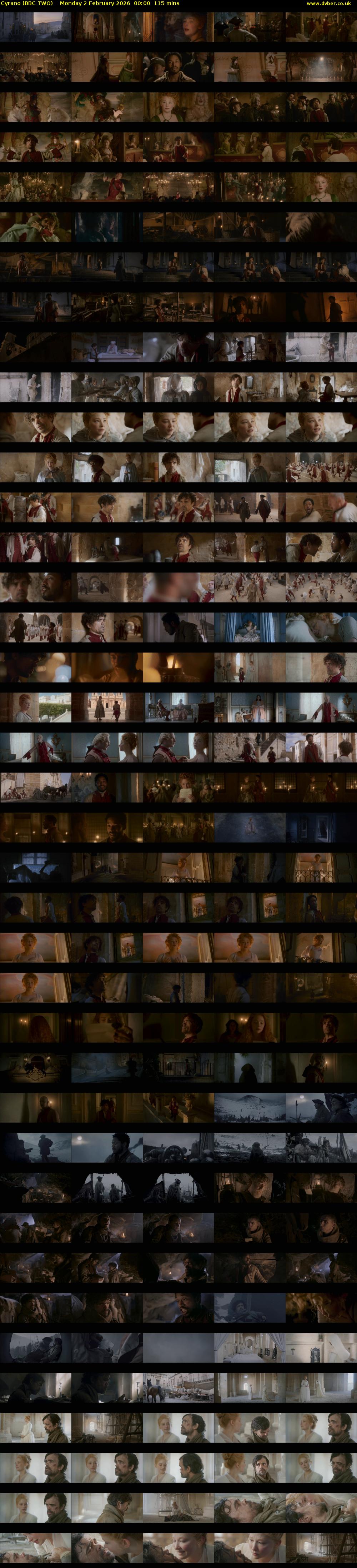 Cyrano (BBC TWO) Monday 2 February 2026 00:00 - 01:55