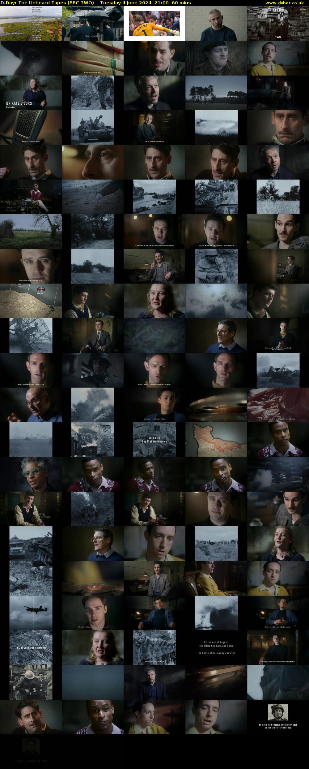 D-Day: The Unheard Tapes (BBC TWO) Tuesday 4 June 2024 21:00 - 22:00