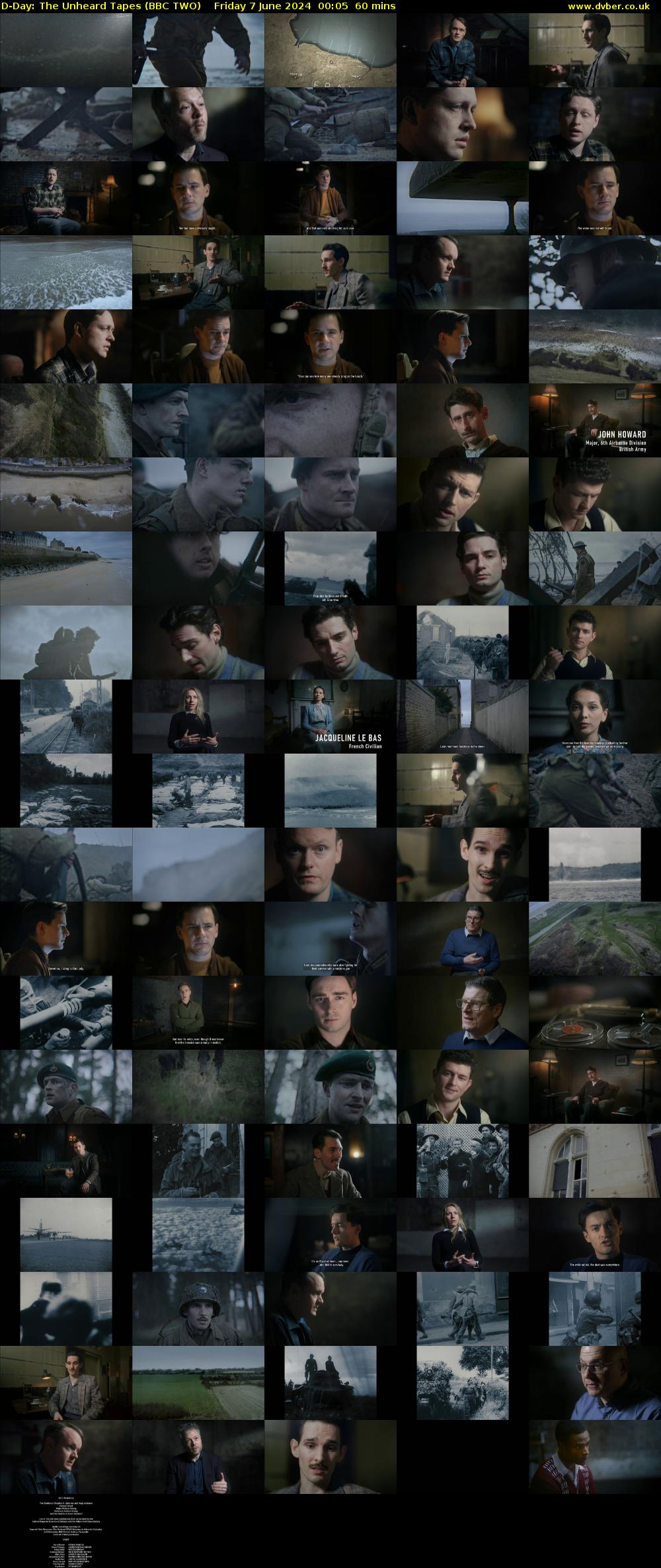 D-Day: The Unheard Tapes (BBC TWO) Friday 7 June 2024 00:05 - 01:05