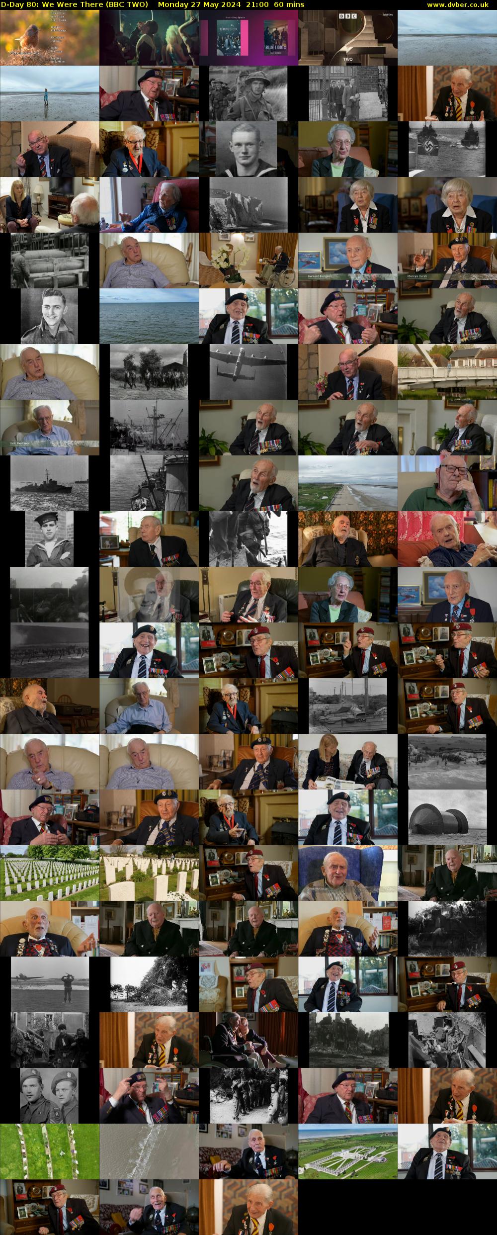 D-Day 80: We Were There (BBC TWO) Monday 27 May 2024 21:00 - 22:00