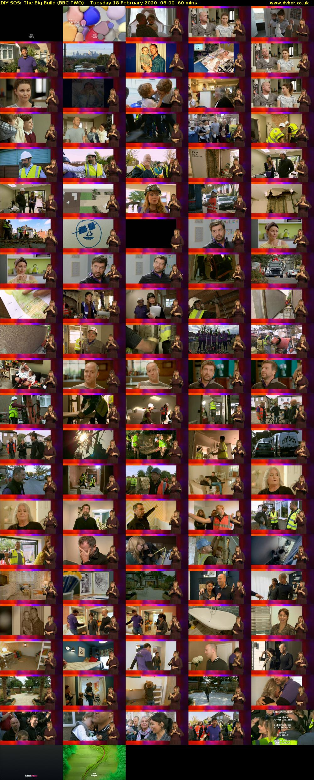 DIY SOS: The Big Build (BBC TWO) Tuesday 18 February 2020 08:00 - 09:00