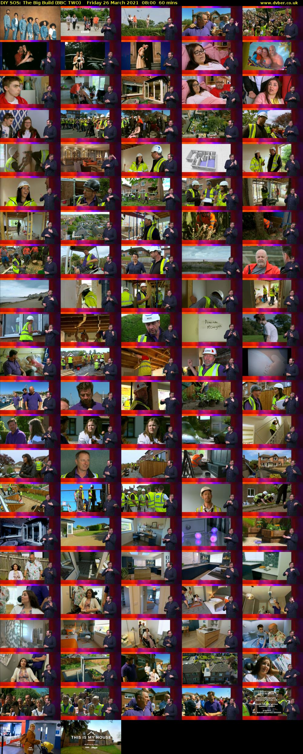 DIY SOS: The Big Build (BBC TWO) Friday 26 March 2021 08:00 - 09:00