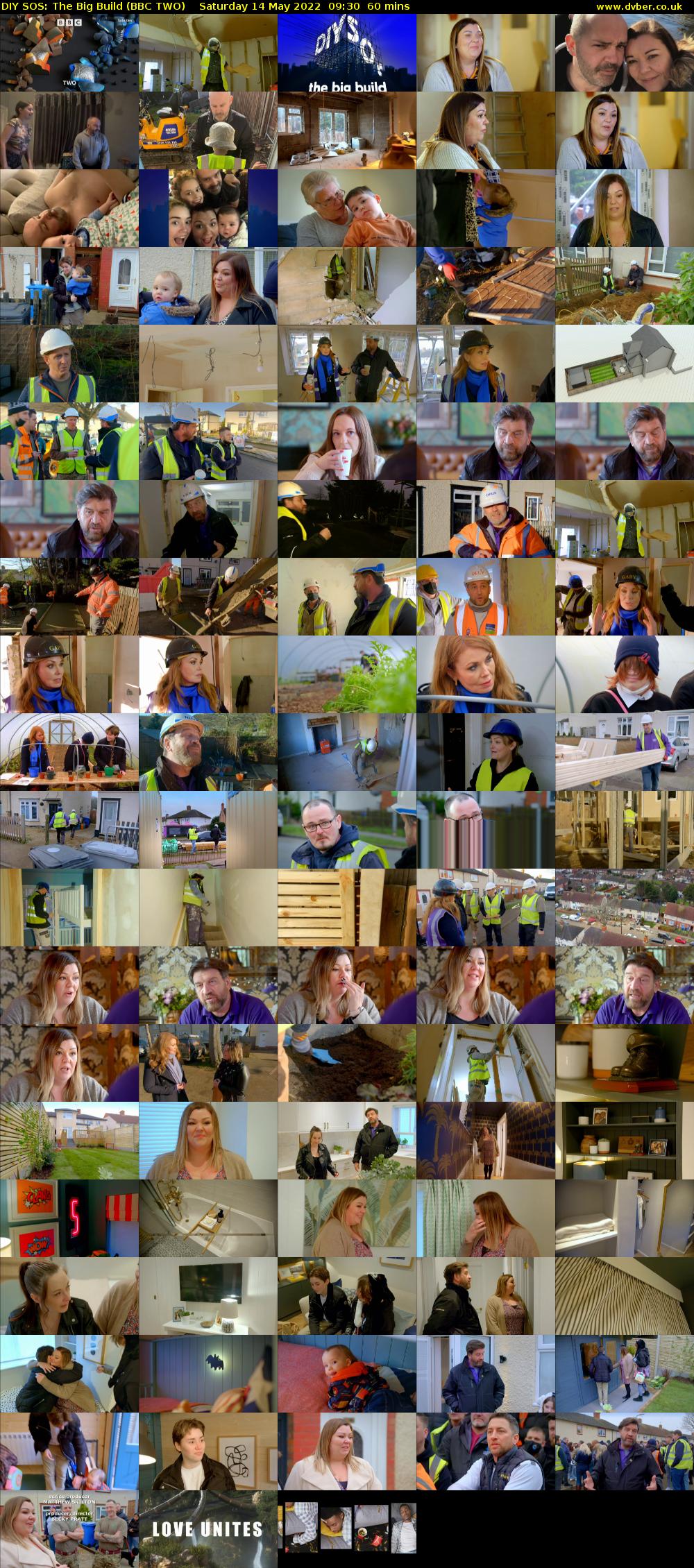 DIY SOS: The Big Build (BBC TWO) Saturday 14 May 2022 09:30 - 10:30