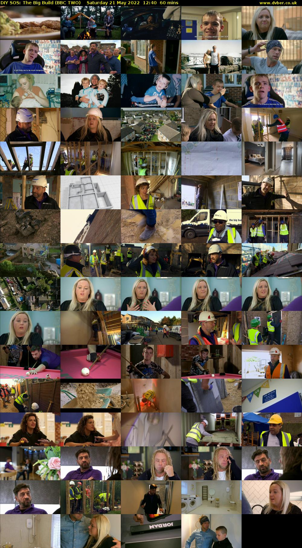 DIY SOS: The Big Build (BBC TWO) Saturday 21 May 2022 12:40 - 13:40