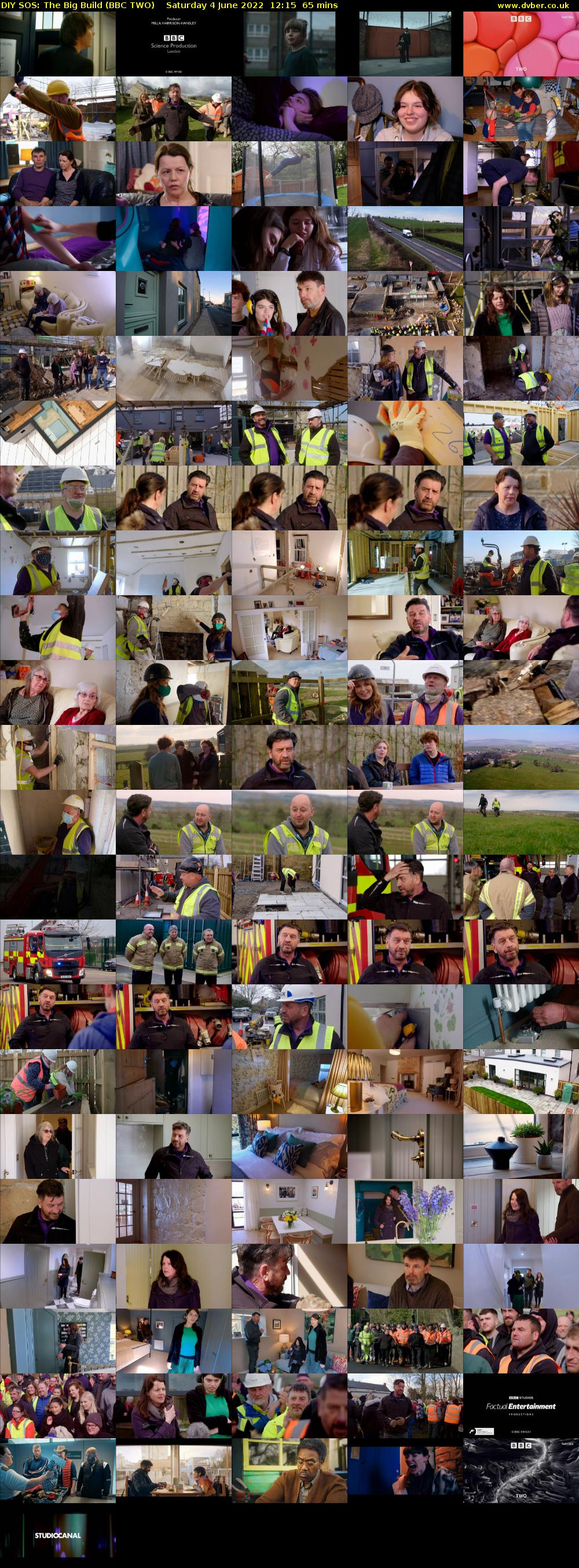 DIY SOS: The Big Build (BBC TWO) Saturday 4 June 2022 12:15 - 13:20