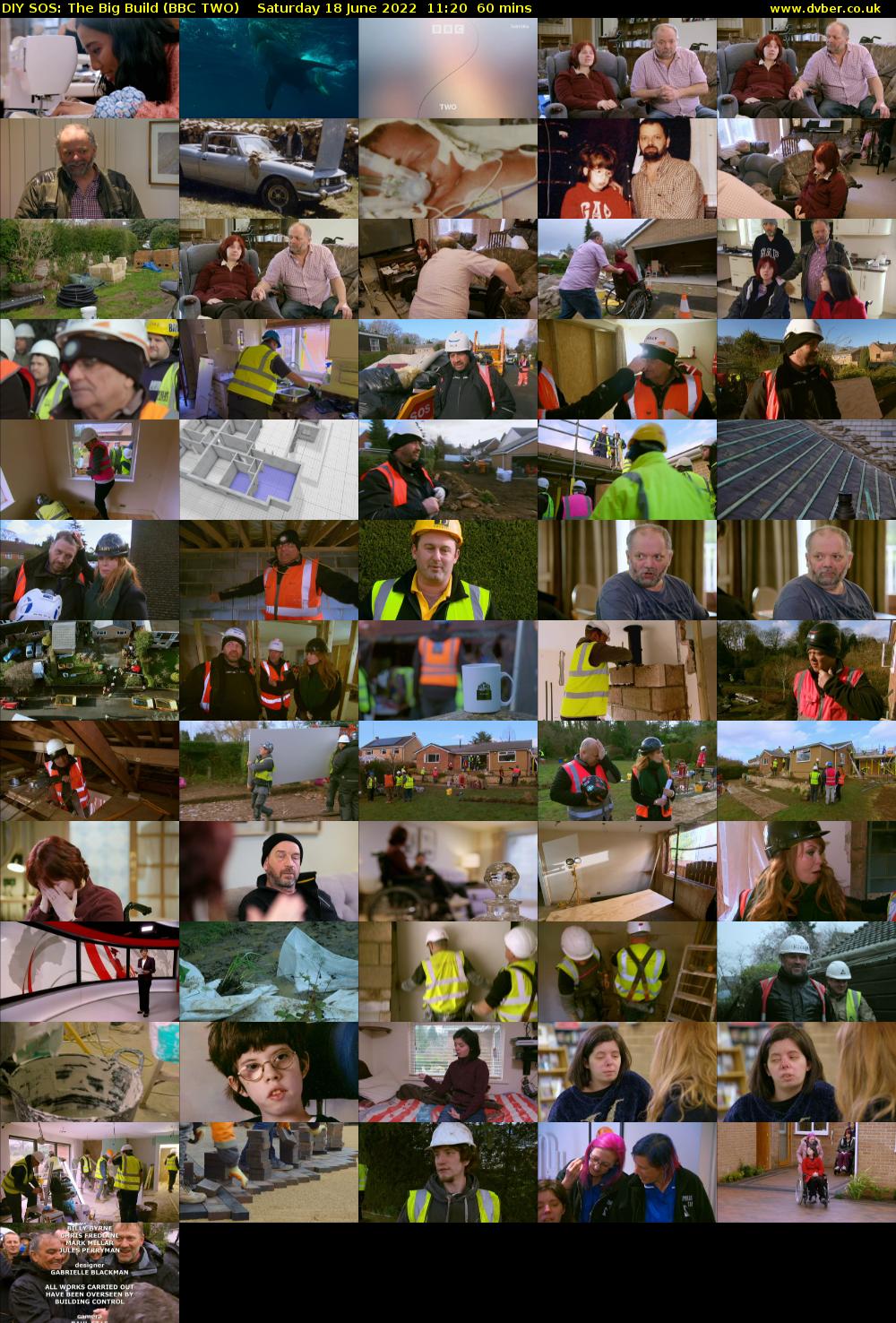 DIY SOS: The Big Build (BBC TWO) Saturday 18 June 2022 11:20 - 12:20