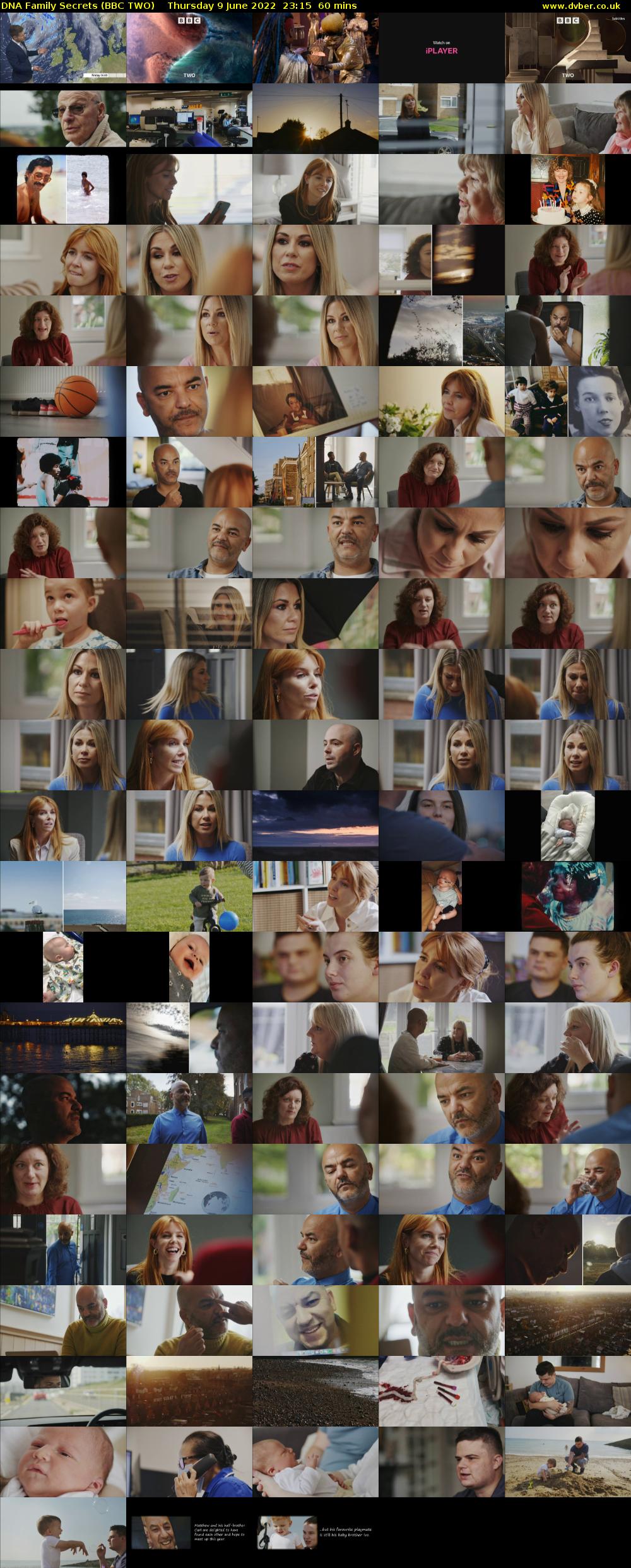 DNA Family Secrets (BBC TWO) Thursday 9 June 2022 23:15 - 00:15