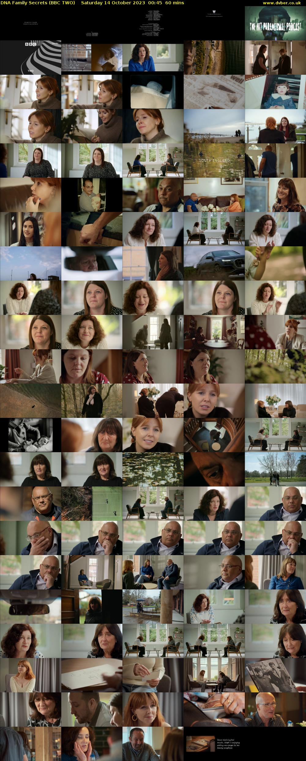 DNA Family Secrets (BBC TWO) Saturday 14 October 2023 00:45 - 01:45