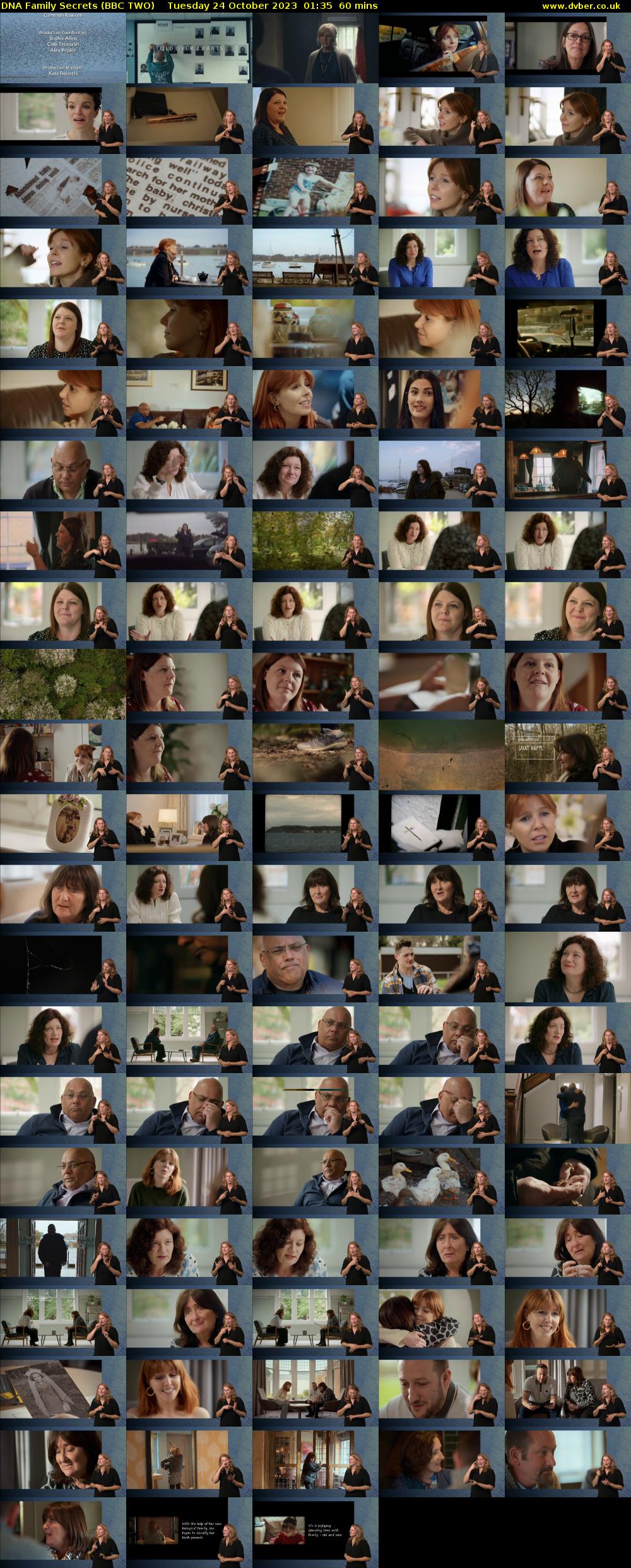 DNA Family Secrets (BBC TWO) Tuesday 24 October 2023 01:35 - 02:35