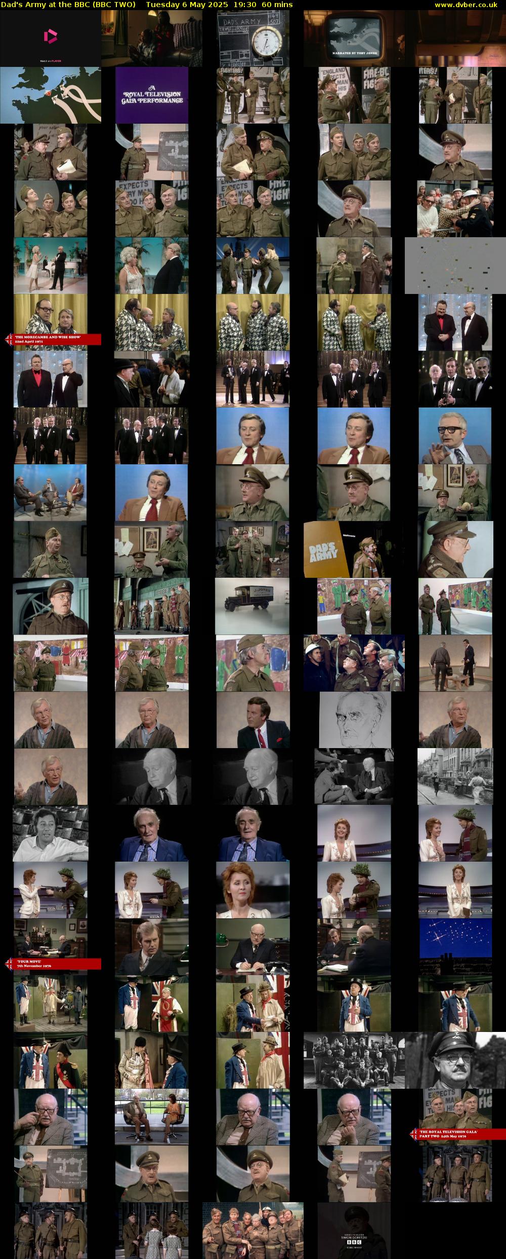 Dad's Army at the BBC (BBC TWO) Tuesday 6 May 2025 19:30 - 20:30