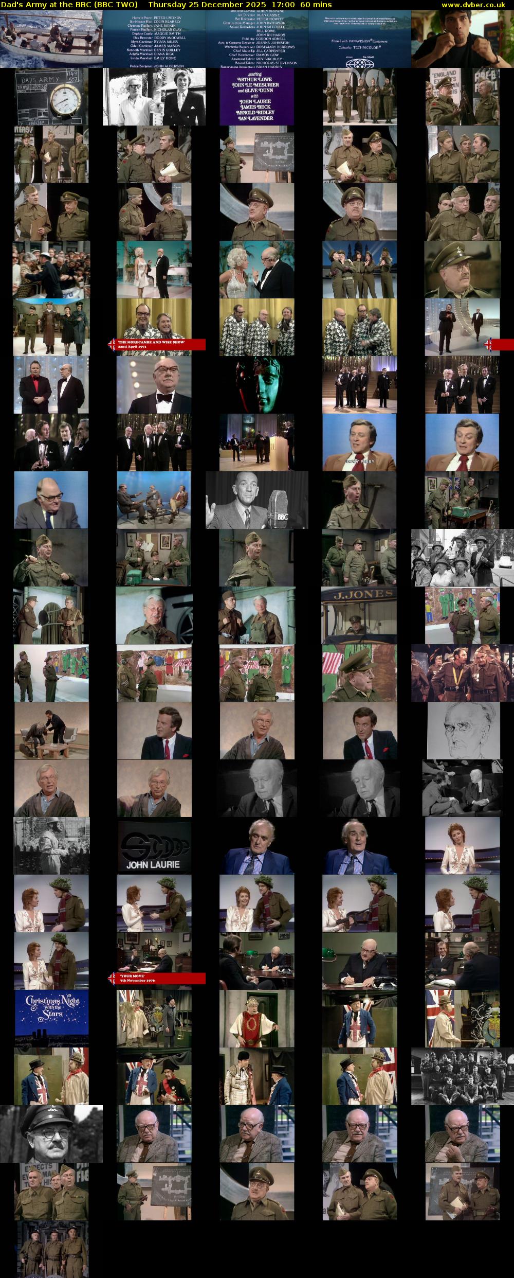 Dad's Army at the BBC (BBC TWO) Thursday 25 December 2025 17:00 - 18:00