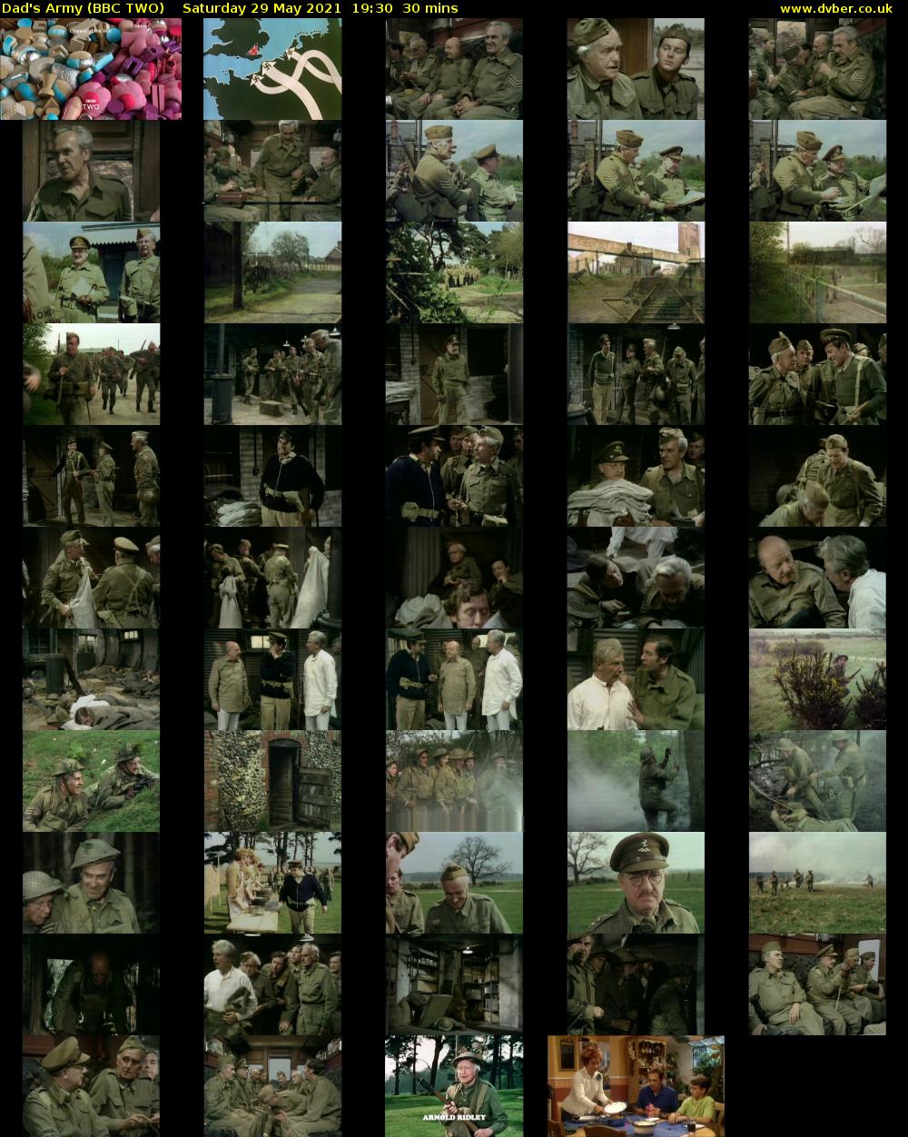 Dad's Army (BBC TWO) Saturday 29 May 2021 19:30 - 20:00
