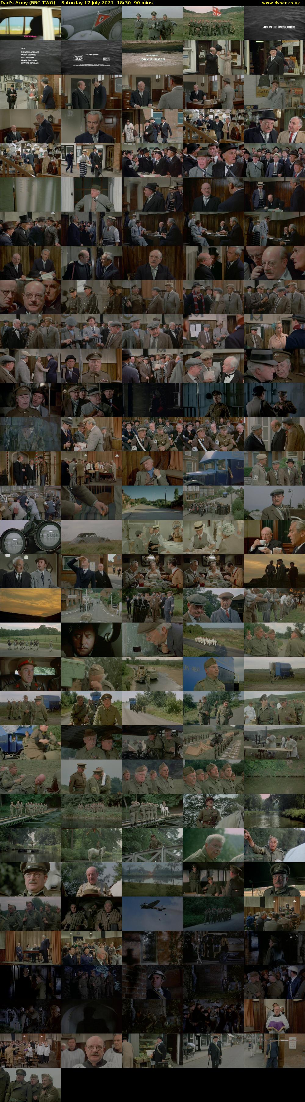 Dad's Army (BBC TWO) Saturday 17 July 2021 18:30 - 20:00