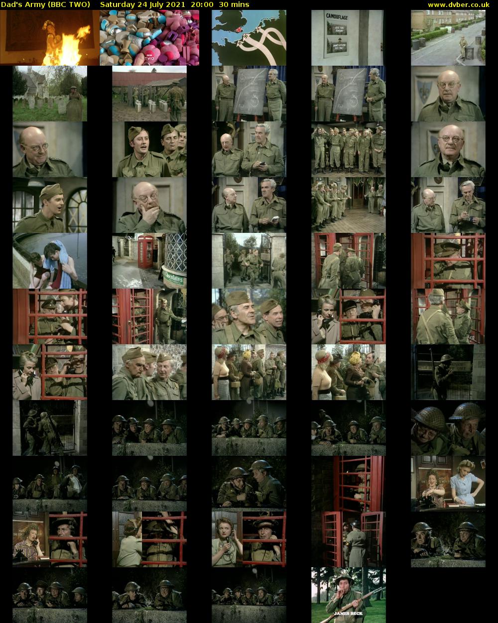Dad's Army (BBC TWO) Saturday 24 July 2021 20:00 - 20:30