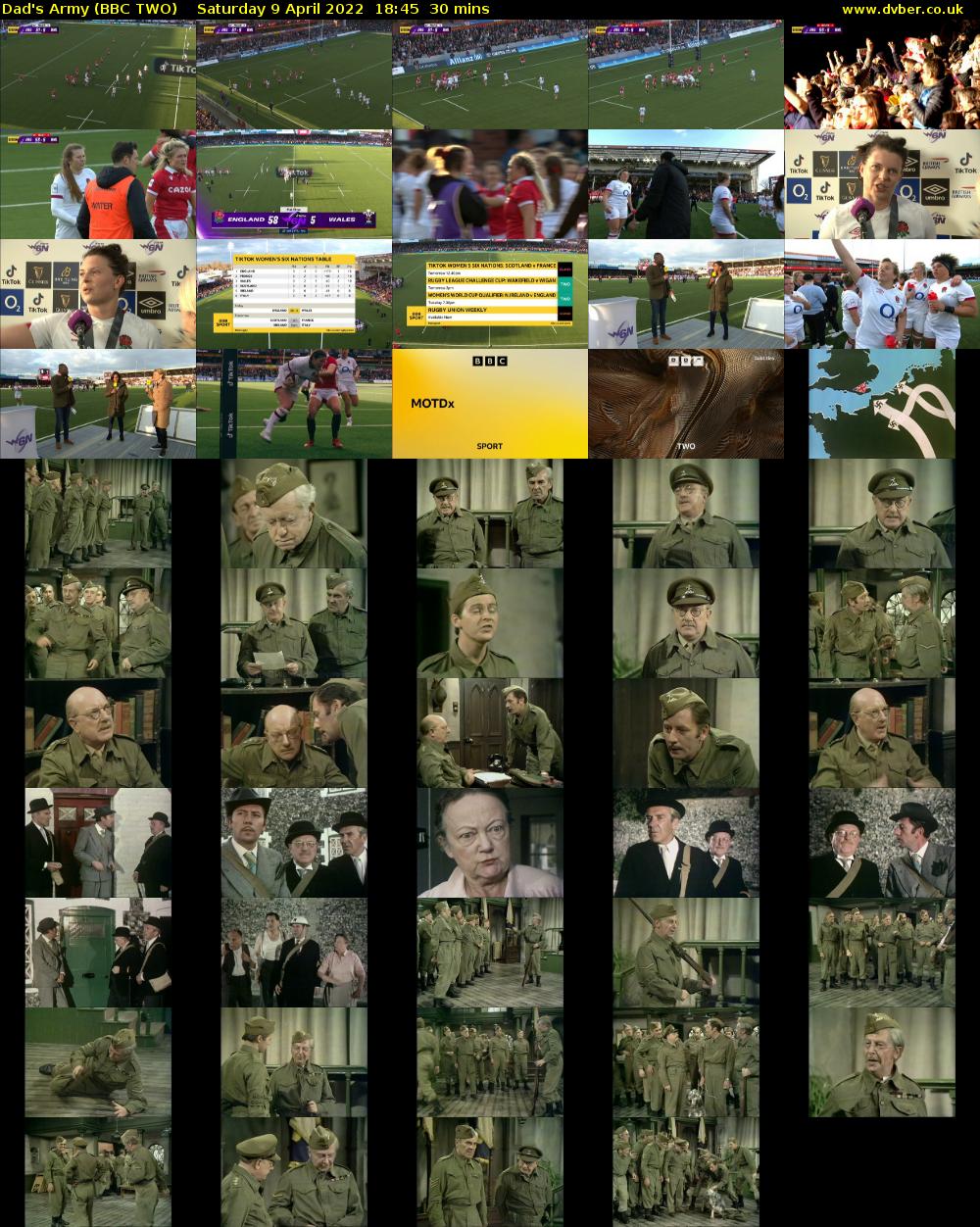 Dad's Army (BBC TWO) Saturday 9 April 2022 18:45 - 19:15