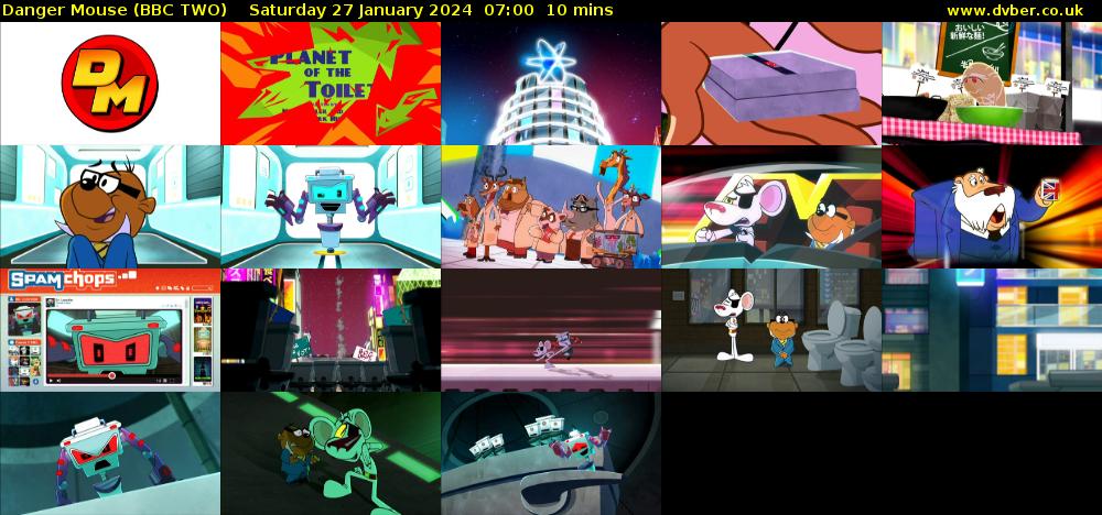 Danger Mouse (BBC TWO) Saturday 27 January 2024 07:00 - 07:10