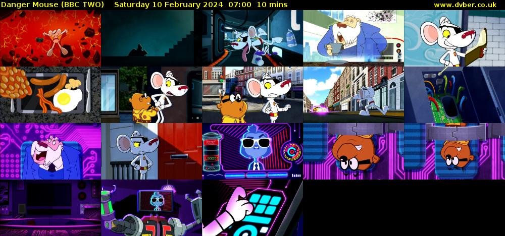 Danger Mouse (BBC TWO) Saturday 10 February 2024 07:00 - 07:10