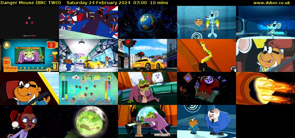 Danger Mouse (BBC TWO) Saturday 24 February 2024 07:00 - 07:10