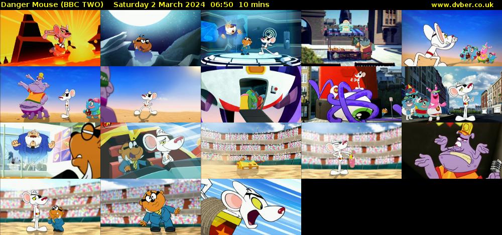 Danger Mouse (BBC TWO) Saturday 2 March 2024 06:50 - 07:00