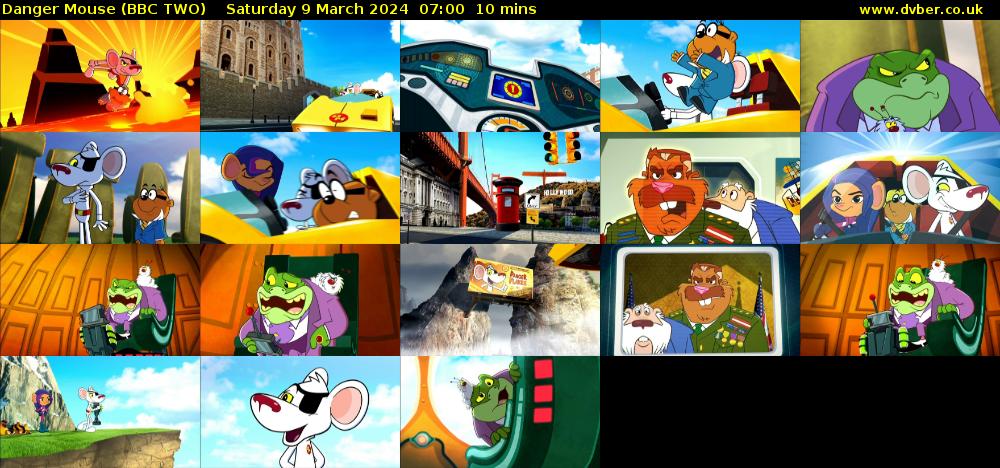 Danger Mouse (BBC TWO) Saturday 9 March 2024 07:00 - 07:10