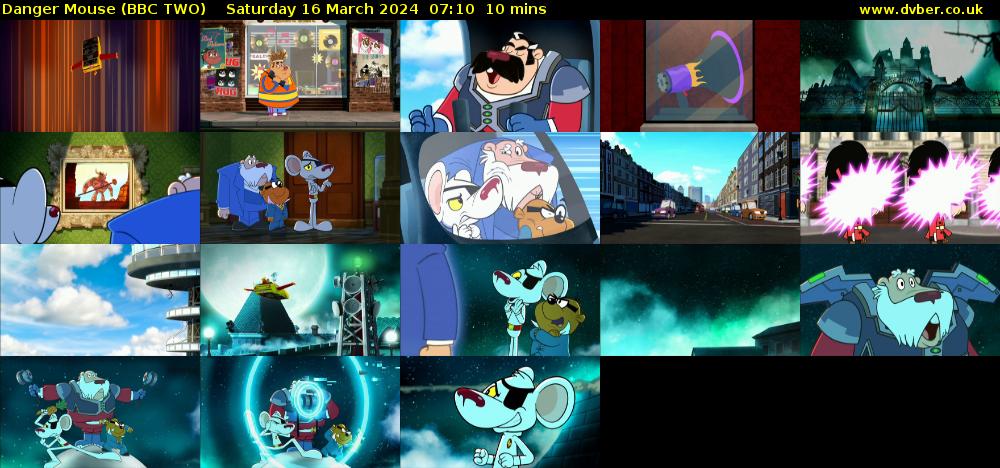 Danger Mouse (BBC TWO) Saturday 16 March 2024 07:10 - 07:20