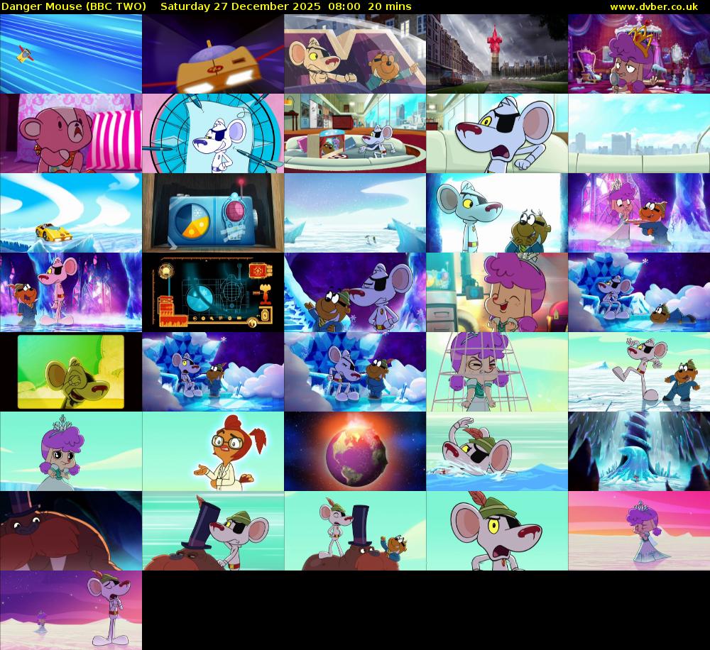 Danger Mouse (BBC TWO) Saturday 27 December 2025 08:00 - 08:20