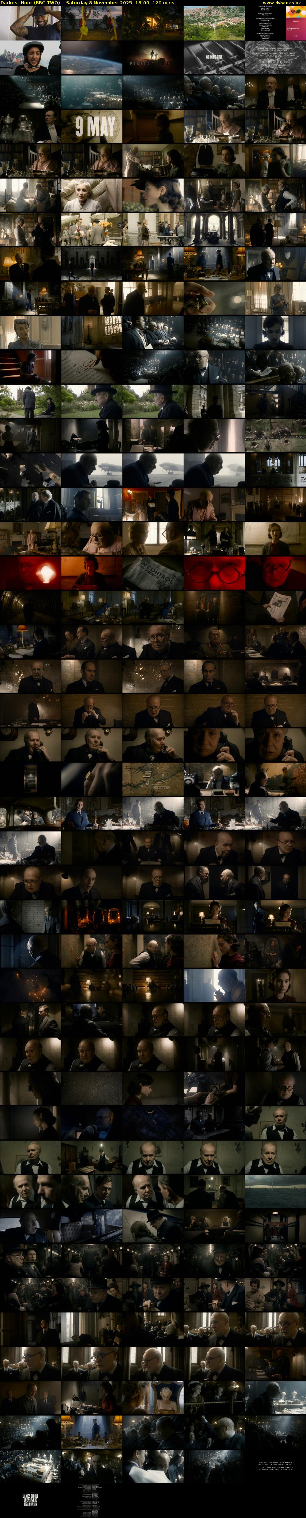 Darkest Hour (BBC TWO) Saturday 8 November 2025 18:00 - 20:00