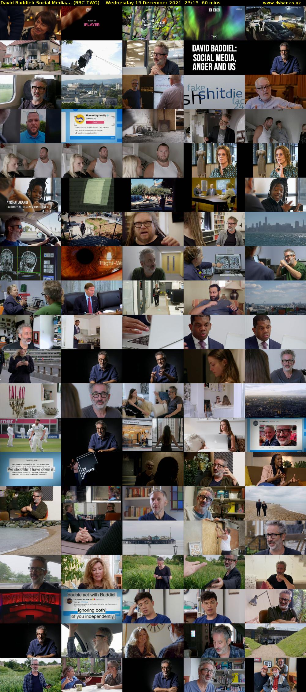 David Baddiel: Social Media,... (BBC TWO) Wednesday 15 December 2021 23:15 - 00:15