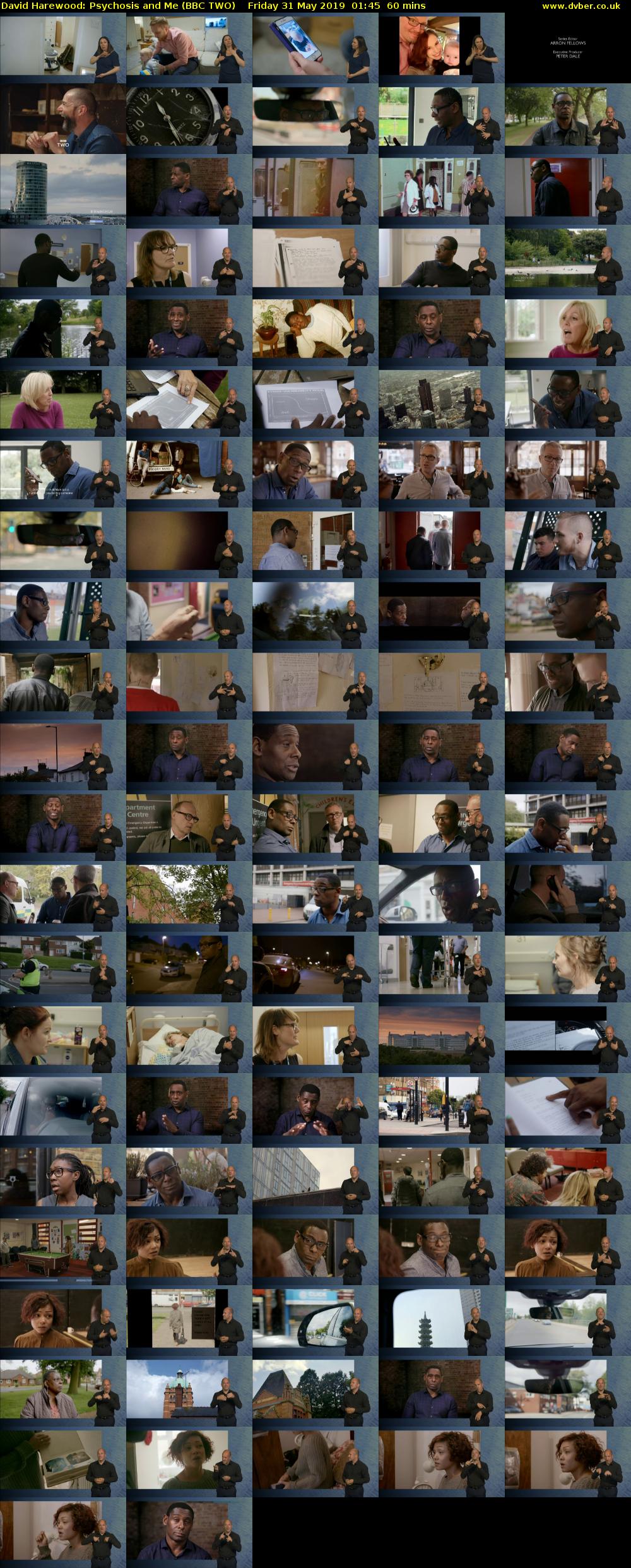 David Harewood: Psychosis and Me (BBC TWO) Friday 31 May 2019 01:45 - 02:45