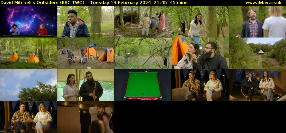 David Mitchell's Outsiders (BBC TWO) Tuesday 13 February 2024 21:45 - 22:30