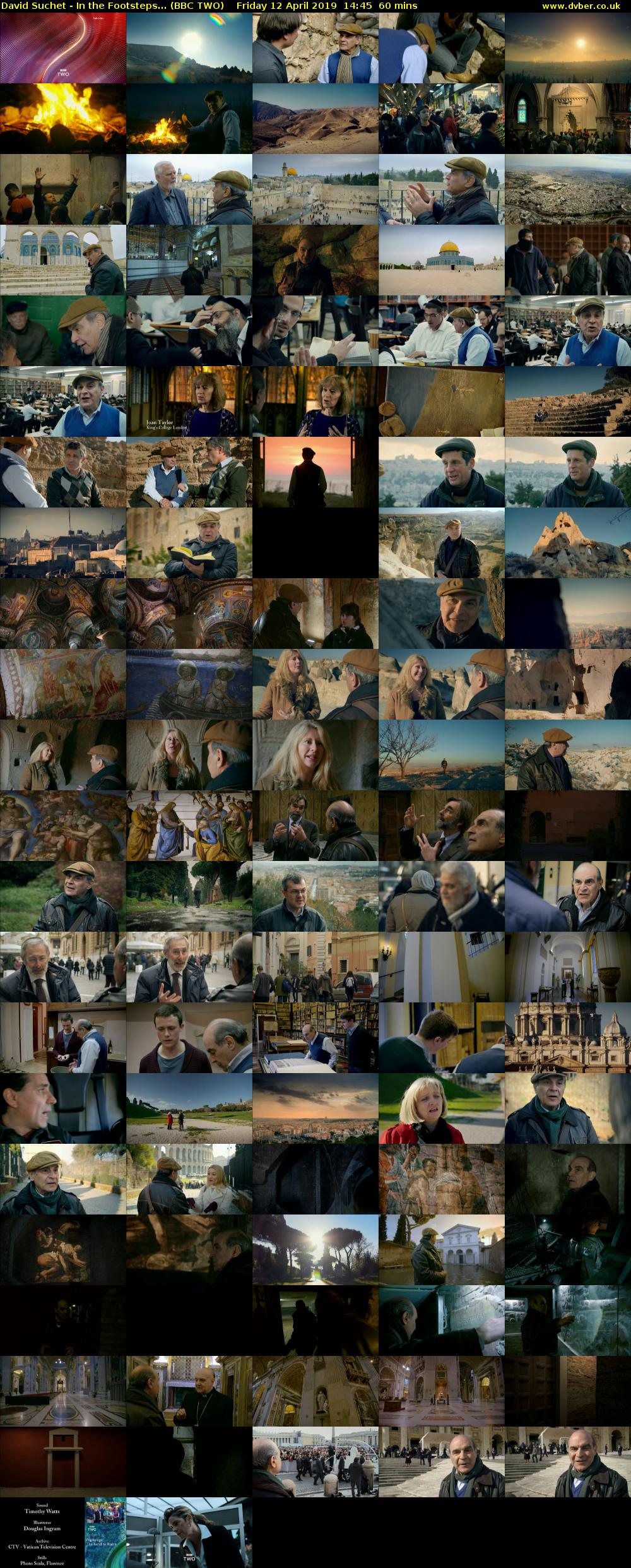 David Suchet - In the Footsteps... (BBC TWO) Friday 12 April 2019 14:45 - 15:45