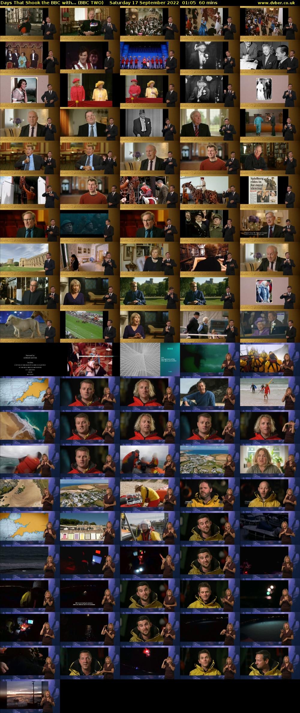 Days that Shook the BBC with... (BBC TWO) Saturday 17 September 2022 01:05 - 02:05