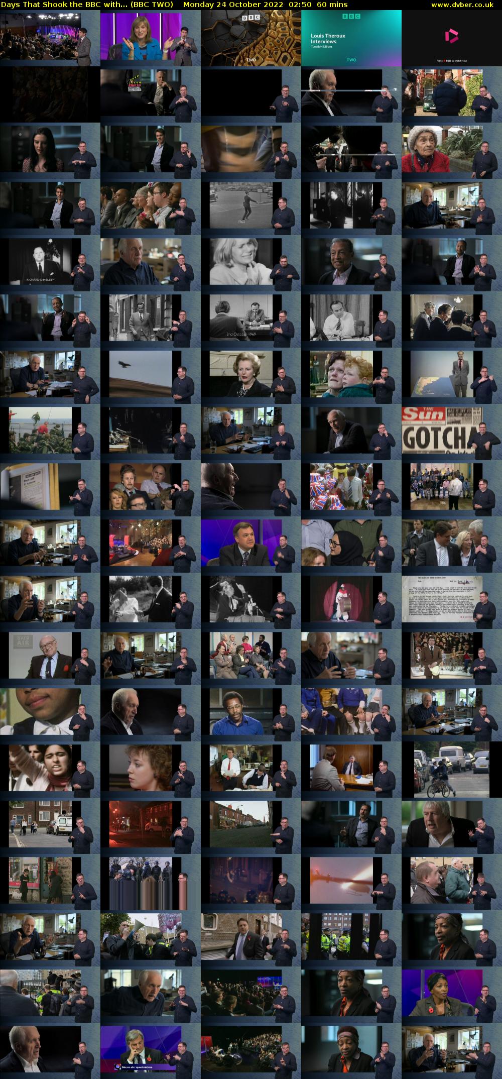 Days that Shook the BBC with... (BBC TWO) Monday 24 October 2022 02:50 - 03:50