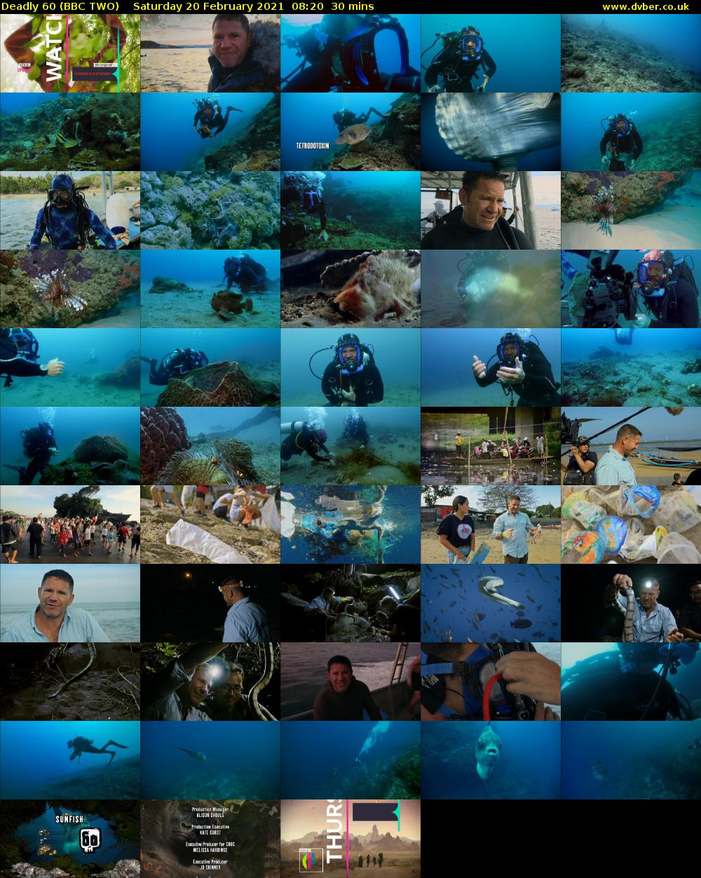 Deadly 60 (BBC TWO) Saturday 20 February 2021 08:20 - 08:50