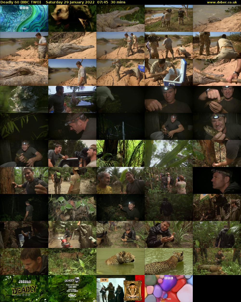 Deadly 60 (BBC TWO) Saturday 29 January 2022 07:45 - 08:15
