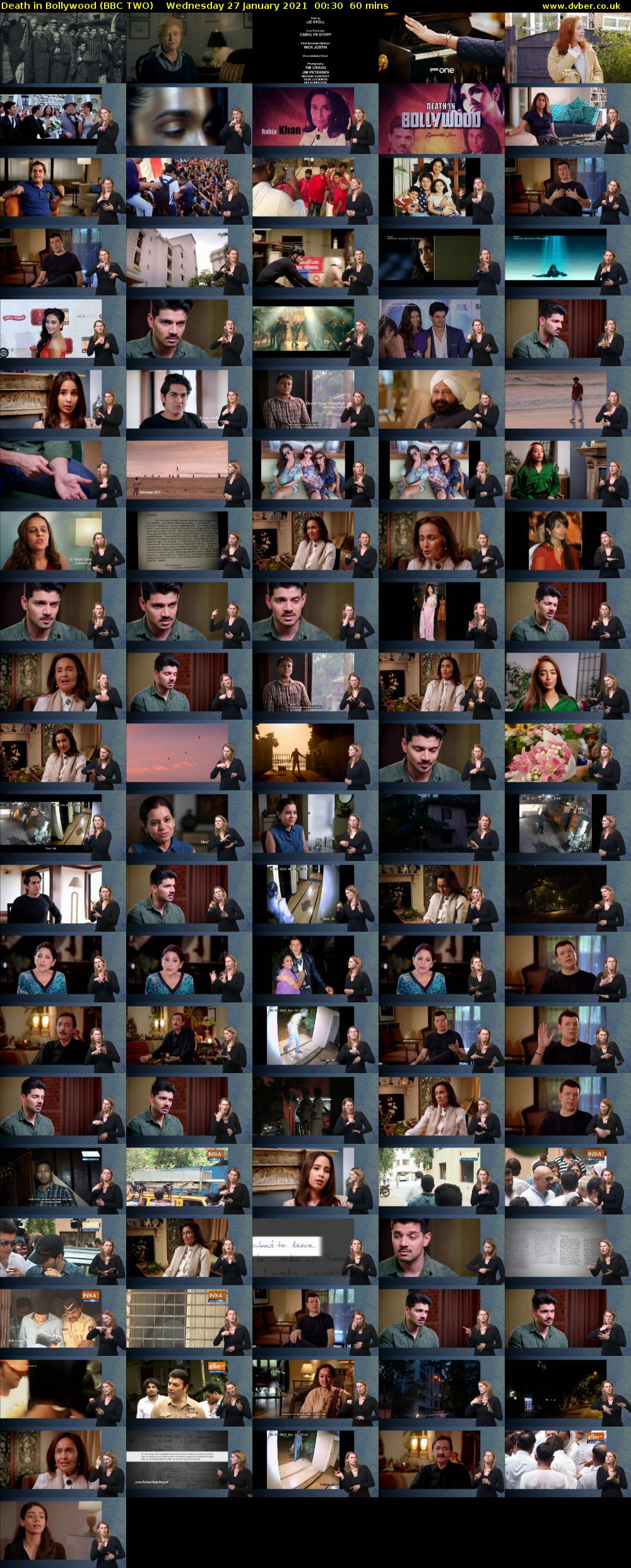 Death in Bollywood (BBC TWO) Wednesday 27 January 2021 00:30 - 01:30