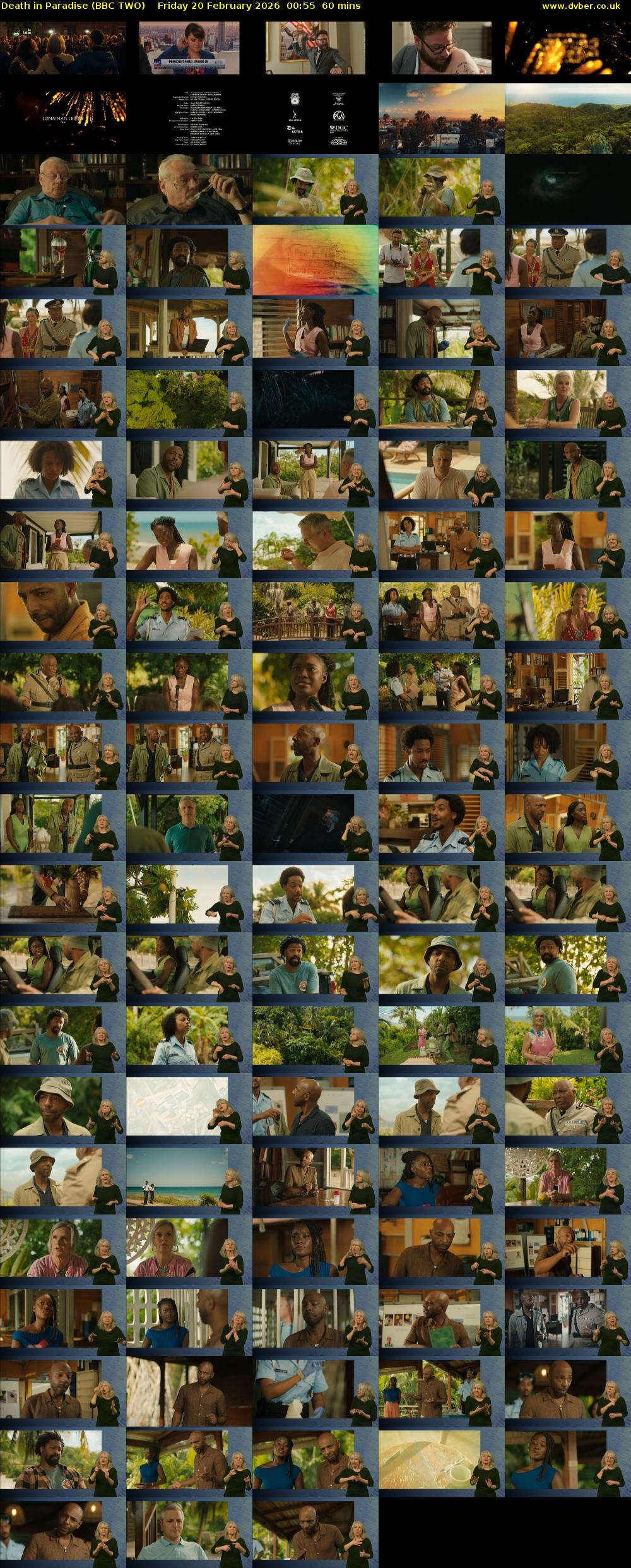 Death in Paradise (BBC TWO) Friday 20 February 2026 00:55 - 01:55