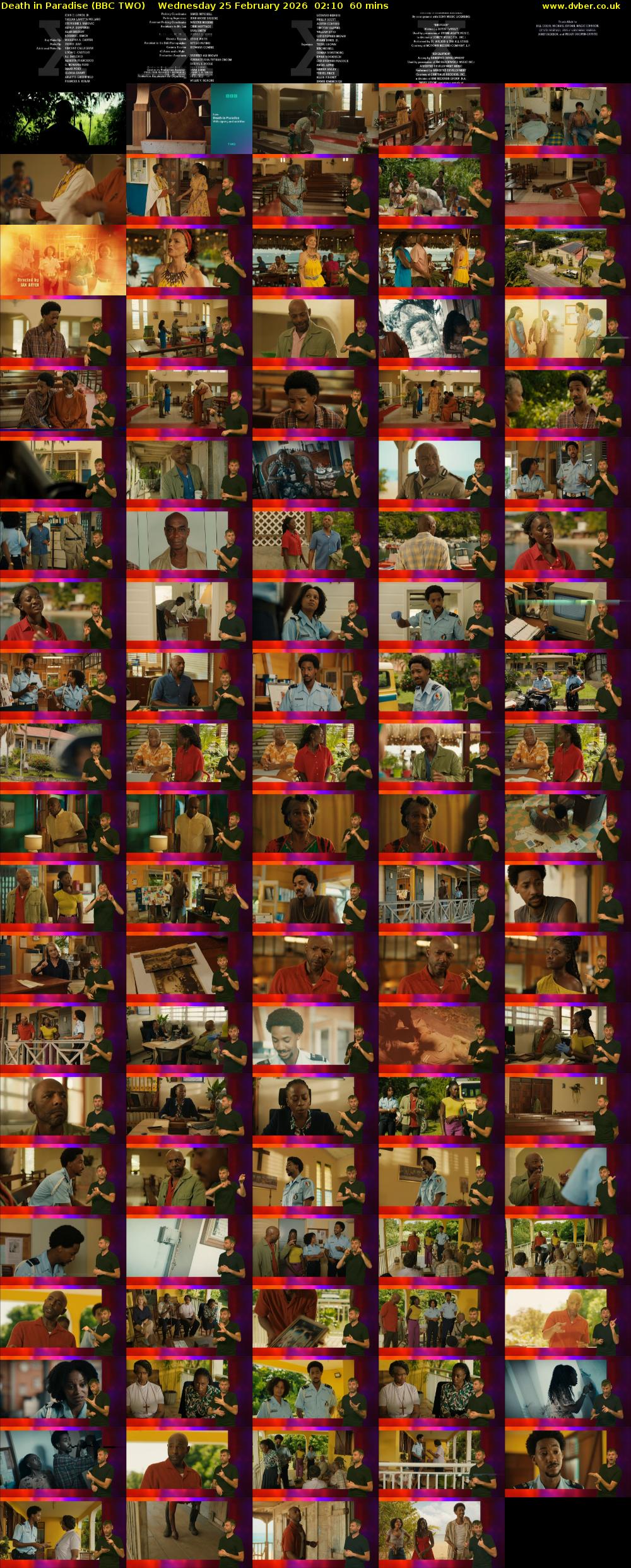 Death in Paradise (BBC TWO) Wednesday 25 February 2026 02:10 - 03:10