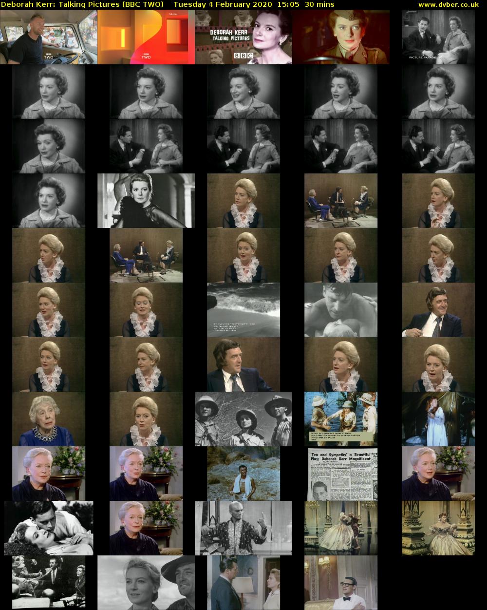 Deborah Kerr: Talking Pictures (BBC TWO) Tuesday 4 February 2020 15:05 - 15:35