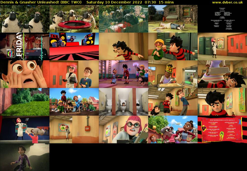 Dennis & Gnasher Unleashed! (BBC TWO) Saturday 10 December 2022 07:30 - 07:45