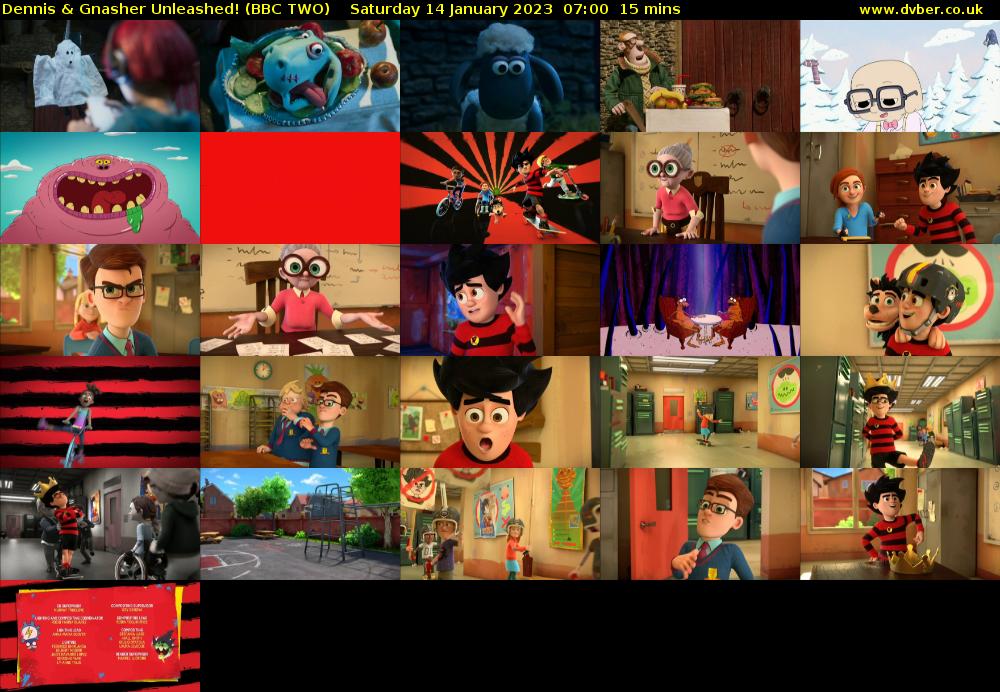 Dennis & Gnasher Unleashed! (BBC TWO) Saturday 14 January 2023 07:00 - 07:15