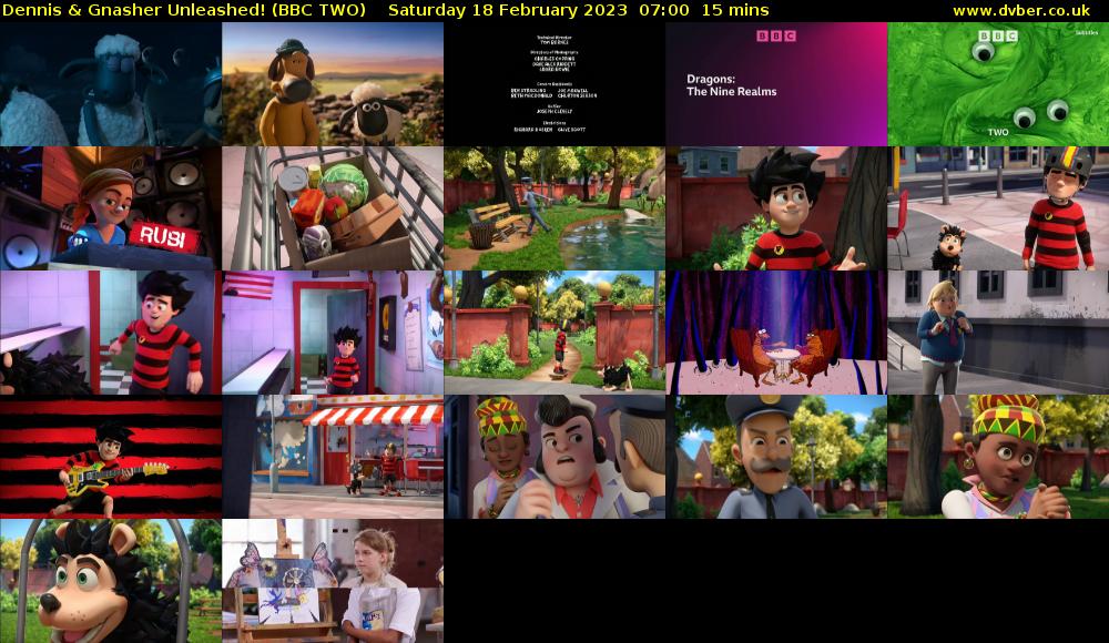 Dennis & Gnasher Unleashed! (BBC TWO) Saturday 18 February 2023 07:00 - 07:15