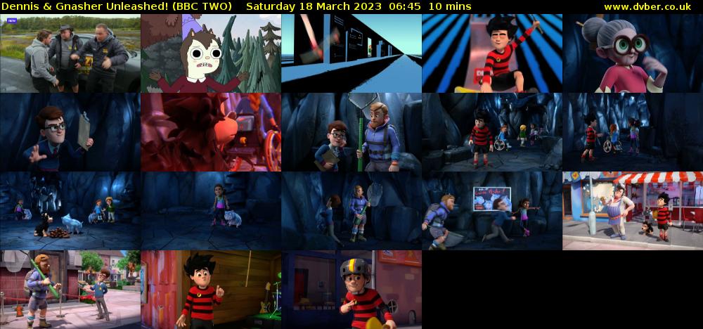Dennis & Gnasher Unleashed! (BBC TWO) Saturday 18 March 2023 06:45 - 06:55