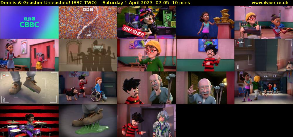 Dennis & Gnasher Unleashed! (BBC TWO) Saturday 1 April 2023 07:05 - 07:15