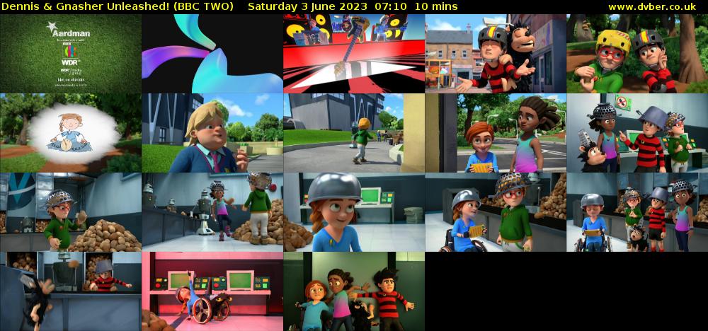 Dennis & Gnasher Unleashed! (BBC TWO) Saturday 3 June 2023 07:10 - 07:20