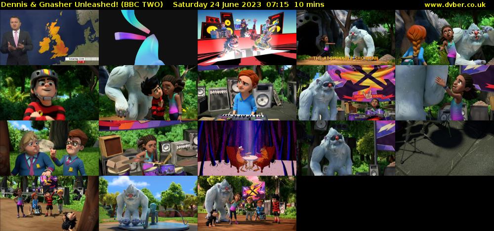 Dennis & Gnasher Unleashed! (BBC TWO) Saturday 24 June 2023 07:15 - 07:25