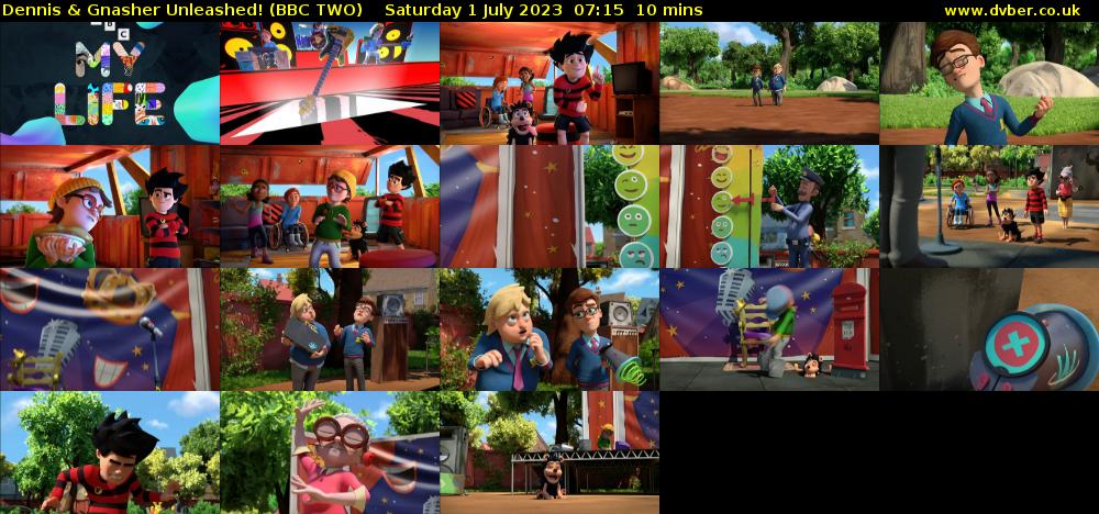 Dennis & Gnasher Unleashed! (BBC TWO) Saturday 1 July 2023 07:15 - 07:25